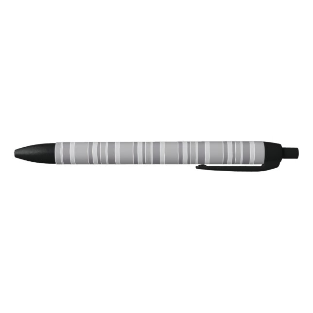 Grey stripes black ink pen (Bottom)