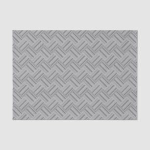 Grey stripes diagonal weave pattern tissue paper