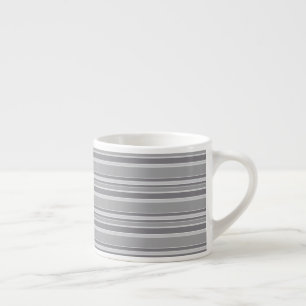 Grey stripes espresso cup