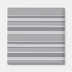 Grey stripes magnet