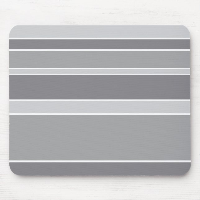 Grey stripes mouse pad (Front)