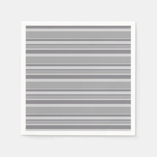 Grey stripes napkin