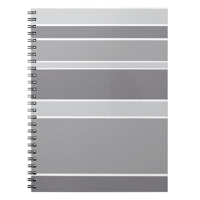 Grey stripes notebook (Front)