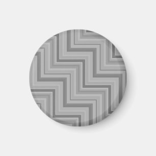 Grey stripes stairs pattern magnet