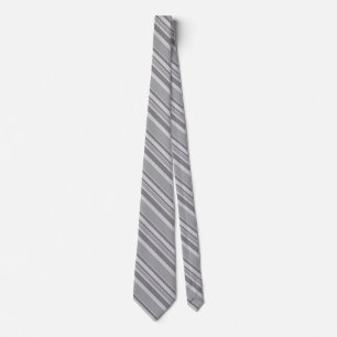 Grey stripes tie