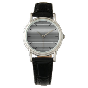 Grey stripes watch