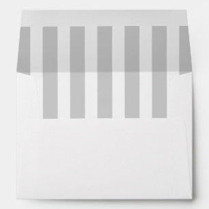 Grey Stripes with any colour you choose! 5x7 env Envelope
