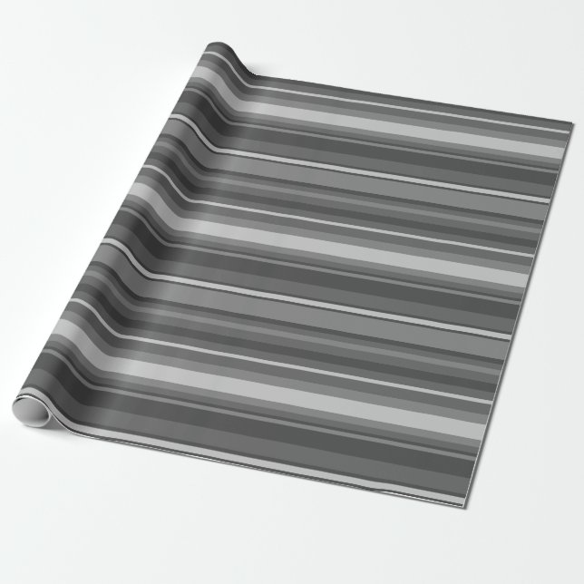 Grey stripes wrapping paper (Unrolled)