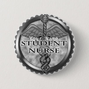 Grey Student Nurse pin