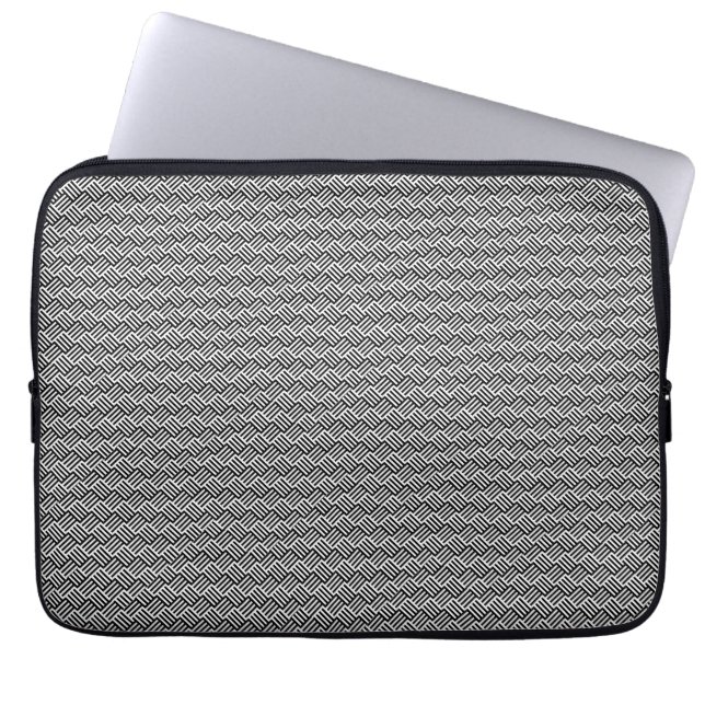 Grey style  laptop sleeve (Front)