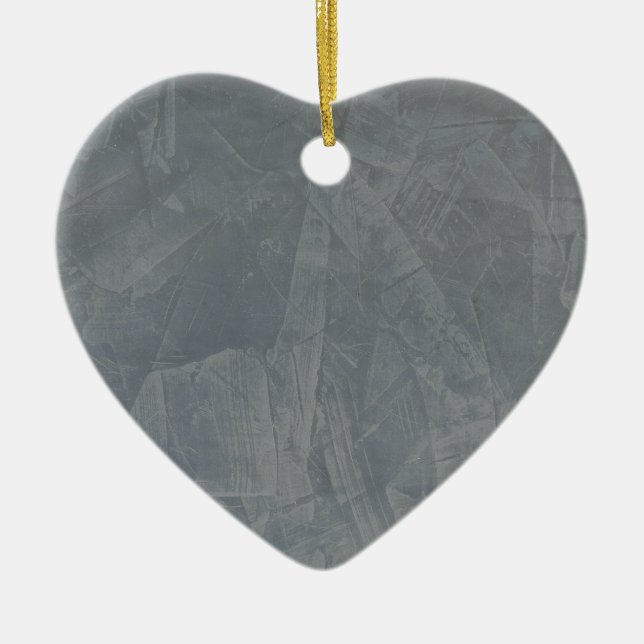 Grey Suede Ceramic Tree Decoration (Front)