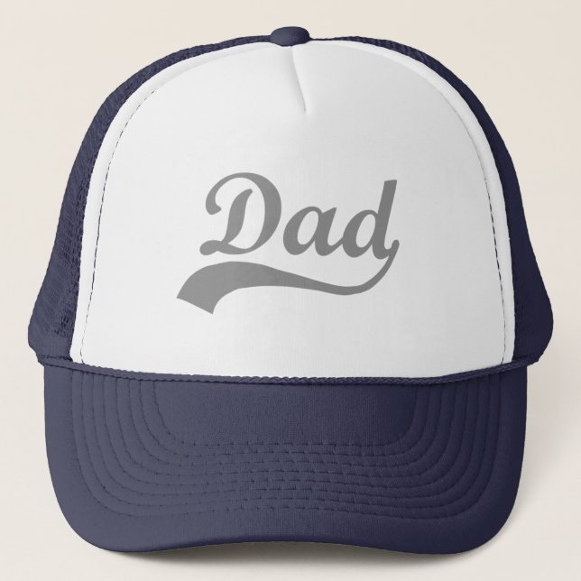 Grey Swash Dad Trucker Hat (Front)