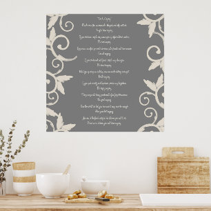 Grey Swirl Do It Anyway Poster