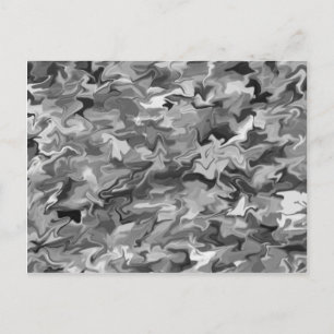 Grey Swirl Postcard