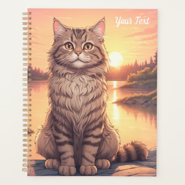 Grey Tabby Cat by Lake Planner (Front)