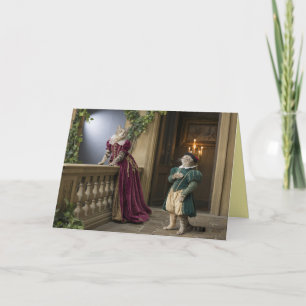 Grey Tabby Valentine Card