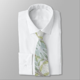 Grey Teal and Green Tie