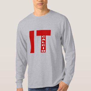 Grey tee-shirt sleeves long ITALIA CALCIO T-Shirt