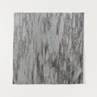 Grey textile tapestry