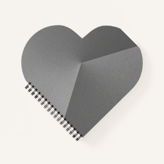 Grey Textured Abstract Corner Notebook
