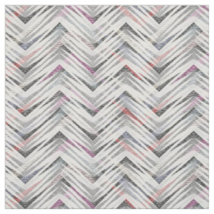 Grey textured zigzag fabric