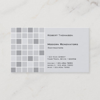 Grey Tile Business Card