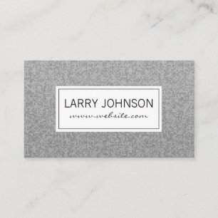 Grey Tile Pattern Business Card