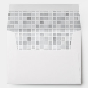 Grey Tiles Pattern Envelope