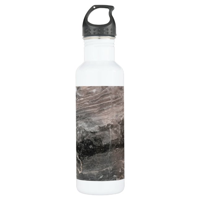 Grey Tones Marbled 710 Ml Water Bottle (Front)
