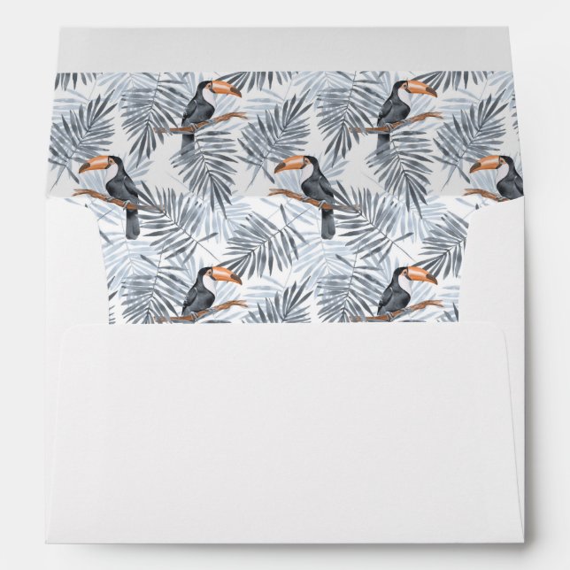 Grey Toucan Envelopes (Back (Bottom))