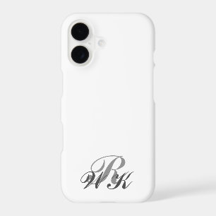 Grey & Transparent Monogram iPhone 7 Plus