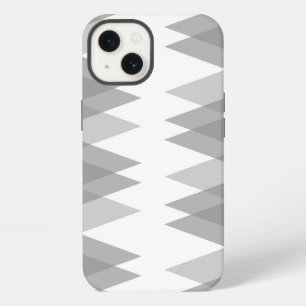 Grey triangles Case-Mate iPhone case