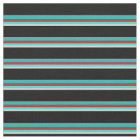 Grey, Turquoise, Brown, Light Sea Green & Black