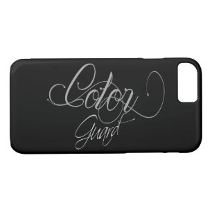 Grey Typography On Black Colour Guard Design Case-Mate iPhone Case