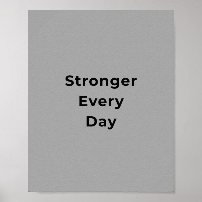 Grey typography wall art  (Front)