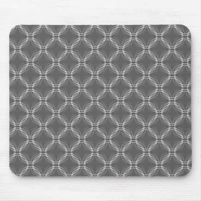 Grey Uptown Elegance Mousepad (Front)