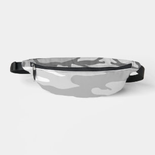 Grey Urban Military Camouflage Pattern Bum Bags