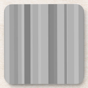 Grey vertical stripes coaster