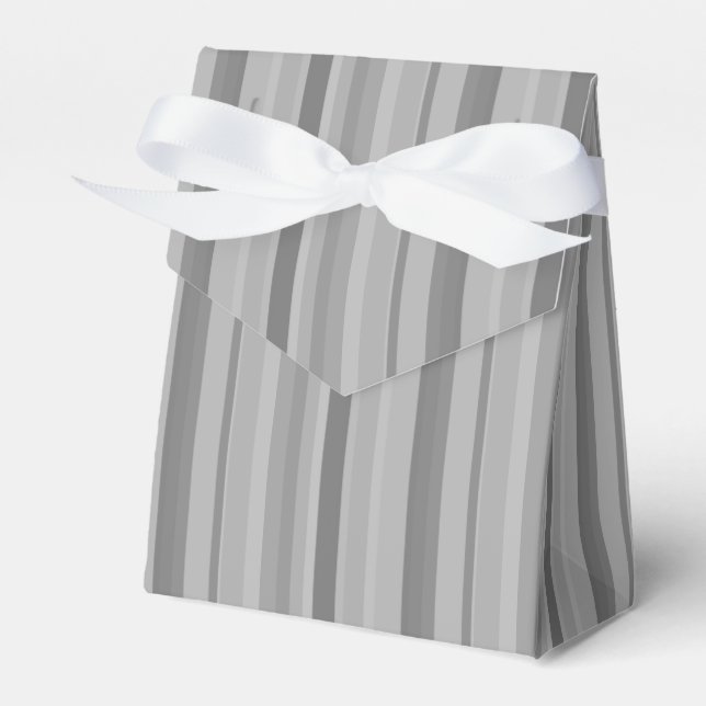 Grey vertical stripes favour box (Front Side)