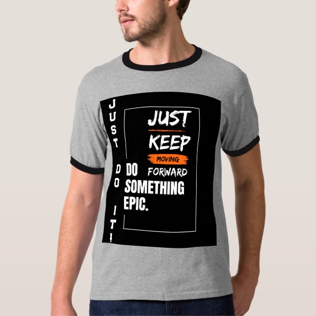 Grey Vibe T-Shirt (Front)