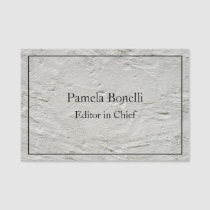 Grey Wall Professional Unique Classical Simple Name Tag