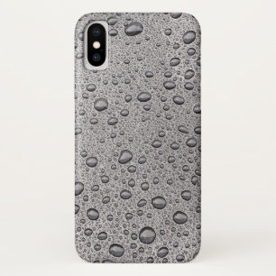 Grey water droplets Case-Mate iPhone case