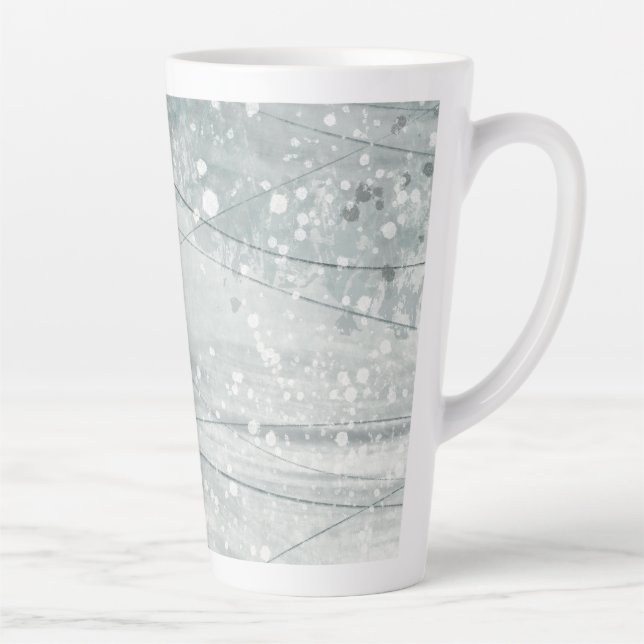 Grey watercolor latte mug (Right)