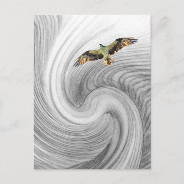 Grey wave postcard (Front)