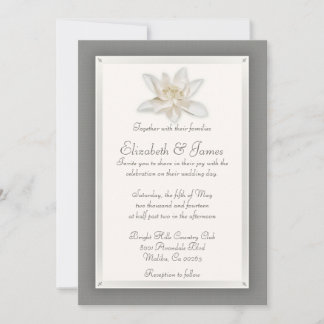 Grey Wedding Invitations