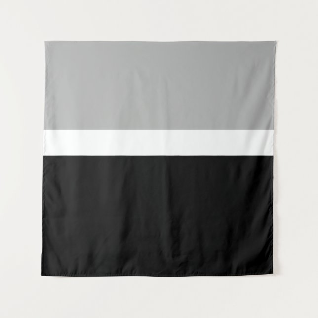 Grey White Black Colours Style Design  Tapestry (Front)