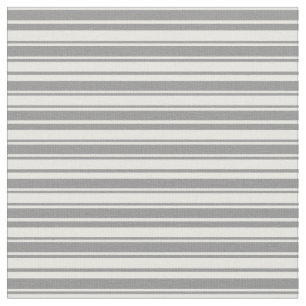 Grey & White Coloured Pattern Fabric