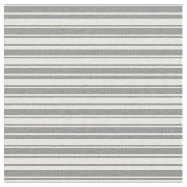 Grey & White Coloured Pattern Fabric (Close Up)