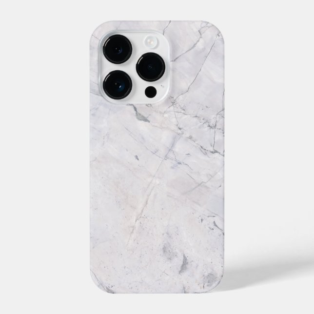 Grey White Marble iPhone Case (Back)