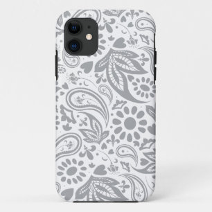 Grey White Stylish Boho Patterned Case-Mate iPhone Case